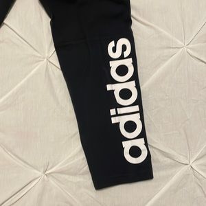 Adidas Black Cotton Leggings